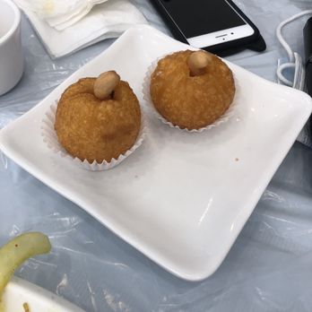 Rol San - Cashew, sweet potato, egg custard ball. THE BEST DESSERT EVER - Dim Sum Near Me - Toronto, Ontario Rol San - Cashew, sweet potato, egg custard ball. THE BEST DESSERT EVER - Dim Sum Near Me - Toronto, Ontario