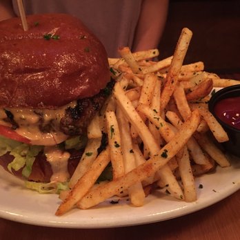 Bastards American Canteen - Classic Burger w/ fries - Sports Bars Near Me - Downey, California Bastards American Canteen - Classic Burger w/ fries - Sports Bars Near Me - Downey, California