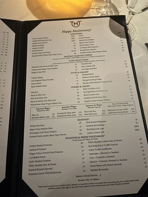 Menu photo 8 Mastro's Ocean Club Irvine, CA Menu photo 8 Mastro's Ocean Club Irvine, CA