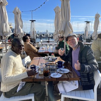 Sam's Anchor Cafe - Tied up to the Pier - Seafood Near Me - Tiburon, California