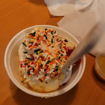 The Screamery HandCrafted Ice Cream - a paper plate with sprinkles - Ice Cream & Frozen Yogurt Near Me - Tucson, Arizona