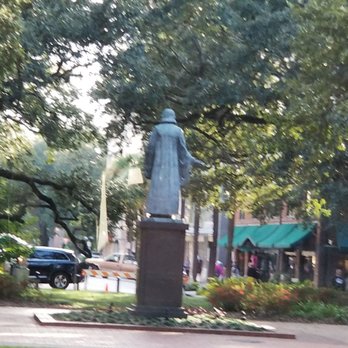 Old Savannah Tours - Statue in one of squares. - Tours Near Me - Savannah, Georgia Old Savannah Tours - Statue in one of squares. - Tours Near Me - Savannah, Georgia