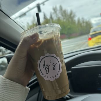 DG's Espresso - 20oz iced cookie butter latte - Coffee & Tea Near Me - Anchorage, Alaska