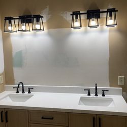 Vanity and lights