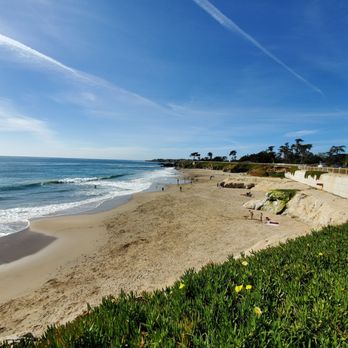 Lighthouse Field State Beach - View from lighthouse. Stairwell is halfway down the beach - Parks Near Me - Santa Cruz, California Lighthouse Field State Beach - View from lighthouse. Stairwell is halfway down the beach - Parks Near Me - Santa Cruz, California
