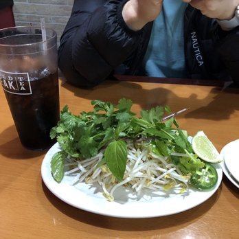 Pho Place - They bring this out to your table so you can pick and choose what you want to add to your soups!! - Vietnamese Near Me - Birmingham, Alabama