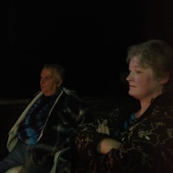 Bolster's Hilltop Ranch - Dan and AnMarie out at the Bon fire!