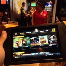 The tablet they gave while we waited.