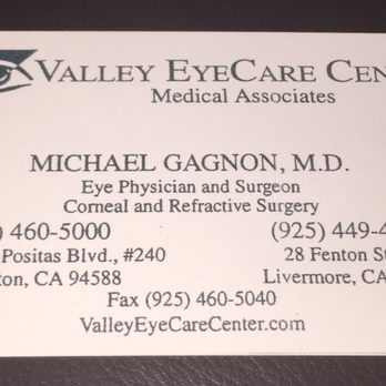 Gagnon Michael, MD - Dr. Gagnon's Business Card !! - Ophthalmologists Near Me - Pleasanton, California Gagnon Michael, MD - Dr. Gagnon's Business Card !! - Ophthalmologists Near Me - Pleasanton, California