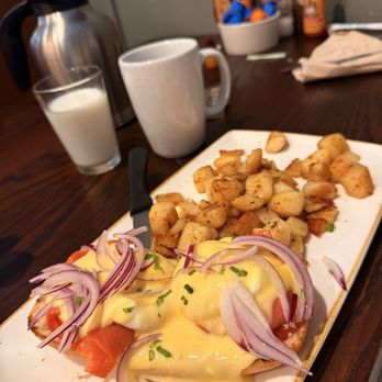 First Watch - Benedict Smoked Salmon & roasted potatoes - Breakfast & Brunch Near Me - Doral, Florida First Watch - Benedict Smoked Salmon & roasted potatoes - Breakfast & Brunch Near Me - Doral, Florida