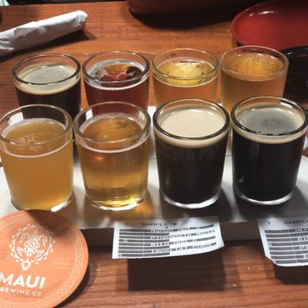 Maui Brewing - The flight - Brewpubs Near Me - Lahaina, Hawaii Maui Brewing - The flight - Brewpubs Near Me - Lahaina, Hawaii