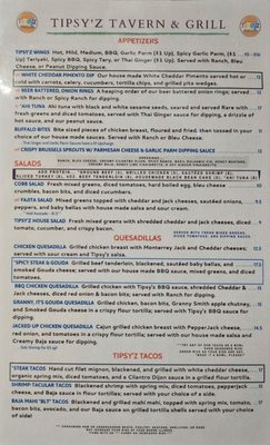 Menu photo 6 Tipsy'z Tavern & Grill High Point, NC Menu photo 6 Tipsy'z Tavern & Grill High Point, NC