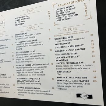 Kosher Chobee - Menu 1 - Kosher Near Me - West Palm Beach, Florida Kosher Chobee - Menu 1 - Kosher Near Me - West Palm Beach, Florida