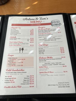 Arlene and Tom's Restaurant by null