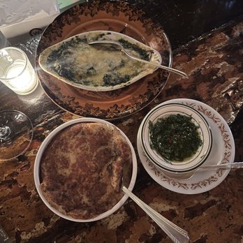 St. Anselm - Pan-Fried Mashed Potatoes, Spinach Gratin - New American Near Me - Brooklyn, New York St. Anselm - Pan-Fried Mashed Potatoes, Spinach Gratin - New American Near Me - Brooklyn, New York