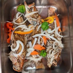 Livie's Jamaican Restaurant - Escovitched Snappers