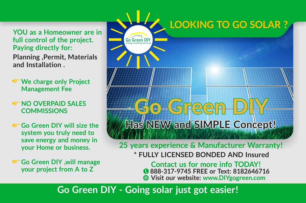 Slide of Go Green DIY Energy Auditing Services