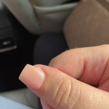 VIP Nail Bar - This weird color splotch that he pretended not to see when I asked him about it. He tried to say it wasn't there... - Nail Salons Near Me - Monroe, Louisiana VIP Nail Bar - This weird color splotch that he pretended not to see when I asked him about it. He tried to say it wasn't there... - Nail Salons Near Me - Monroe, Louisiana