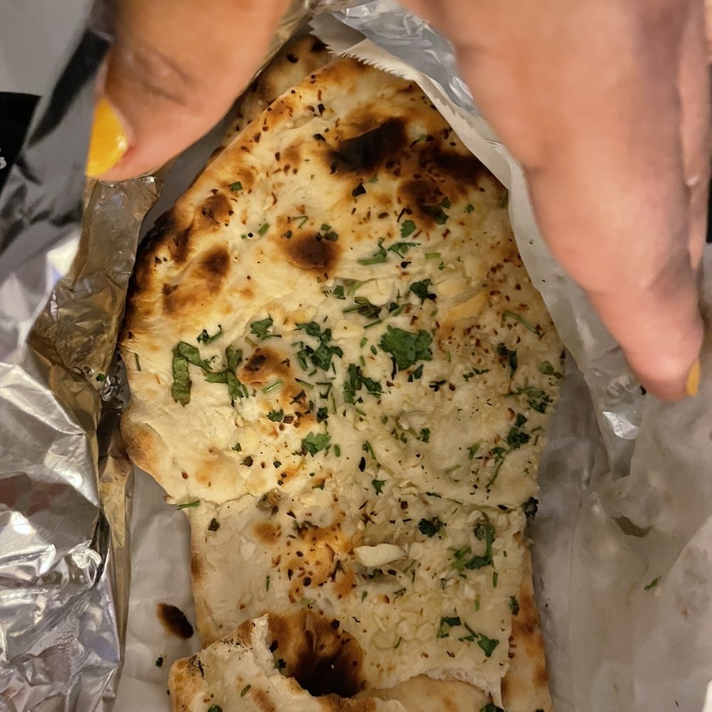 Everest Restaurant - Garlic Naan - Halal Near Me - Anchorage, Alaska
