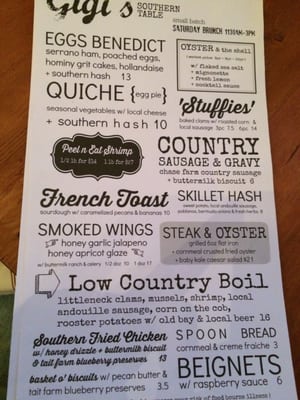 Menu photo 8 Gigi's Southern Table State College, PA Menu photo 8 Gigi's Southern Table State College, PA
