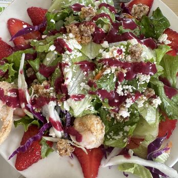 The Toasted Yolk Cafe - Strawberry Field Salad - Breakfast & Brunch Near Me - Beaumont, Texas The Toasted Yolk Cafe - Strawberry Field Salad - Breakfast & Brunch Near Me - Beaumont, Texas