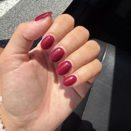 XTC Nails - Builder gel, Color: wine berry - Nail Salons Near Me - Smithfield, Virginia