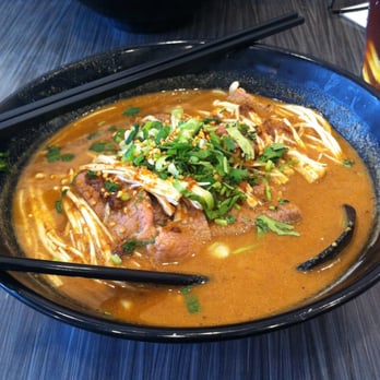 Blue Ocean Cafe - Vietnamese style satay beef enoki mushrooms noodle soup - Chinese Near Me - Markham, Ontario