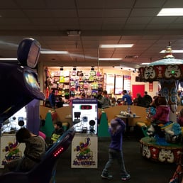 the inside of a toy store