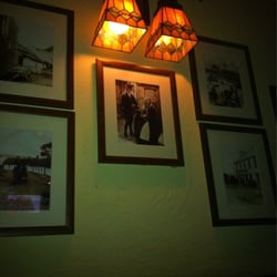 The Old Triangle Irish Alehouse - Taken from one of the private booths (snugs) Beautiful decor!