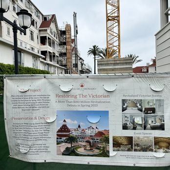 Hotel del Coronado, Curio Collection by Hilton - Only when you arrive do you find this surprising notice. - Coronado, CA