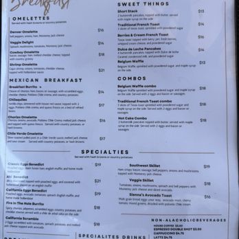Sienna & Hope bistro - Breakfast menu - Breakfast & Brunch Near Me - Paso Robles, California Sienna & Hope bistro - Breakfast menu - Breakfast & Brunch Near Me - Paso Robles, California