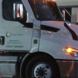 Core-Mark Distributors - This is the current driver driving like an idiot blocking customers in is there trying to get to their cars speeding in the parking lot