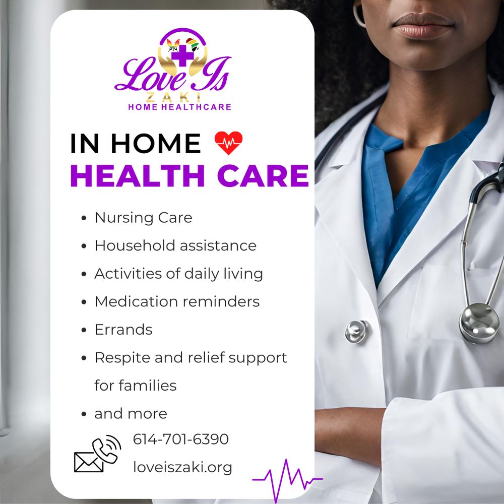 Love Is Zaki - home care agency in Belleville, MI