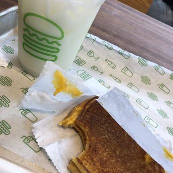 Shake Shack West Village - Lime coconut drink and grilled cheese - Fast Food Near Me - New York, New York Shake Shack West Village - Lime coconut drink and grilled cheese - Fast Food Near Me - New York, New York