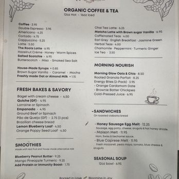 Bare Roots Coffee House - Menu - Coffee & Tea Near Me - Fort Myers, Florida Bare Roots Coffee House - Menu - Coffee & Tea Near Me - Fort Myers, Florida