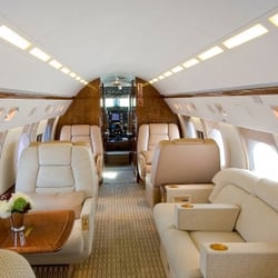 Liberty Jet Management - Private jet interior