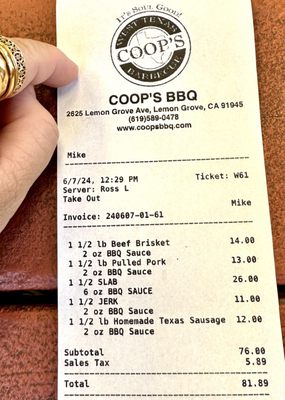Coop’s West Texas BBQ & Catering by null