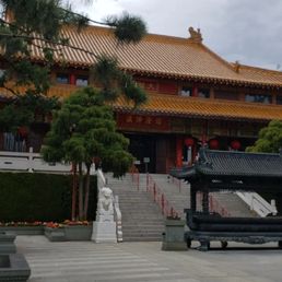 Main building with the big statue. Main building with the big statue.