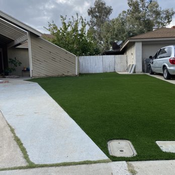 Aidan Jade Landscaping - After - Turf installed - Landscaping Near Me