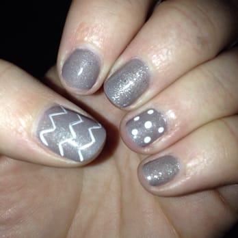 Nail Salon Tech - Went in for a manicure. Showed the photo I wanted a Pinterest idea & picked my polish color.Very happy with how they turned out! - Nail Salons Near Me - Brighton, Michigan