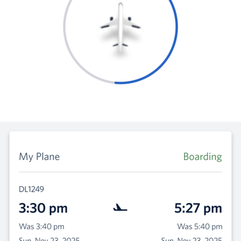 Delta Airlines - Fly Delta app interface during Boarding. - Airlines Near Me - Miami, Florida Delta Airlines - Fly Delta app interface during Boarding. - Airlines Near Me - Miami, Florida