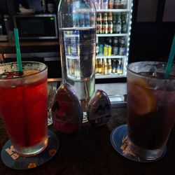 The Irisher By-The-Sea - Our Titos with our Mio and our Kangen Alkaline water. And a fresh lemon =)