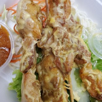 Siam Garden Cafe - Chicken Se-teh - Thai Near Me - Honolulu, Hawaii