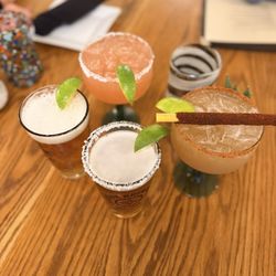 Casa Chimayo Restaurante - Tahin margarita Plus more