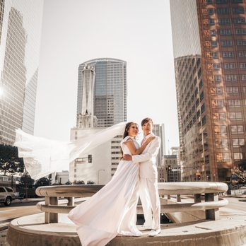 Nken Studio - Engagement Shoot in Downtown Los Angeles - Videographers Near Me - Westminster, California