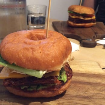 C.R.E.A.M - Savoury and sweet all in one - Donut breakfast sandwich - Coffee & Tea Near Me - Brighton, SA