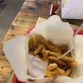 Snack Mania Brazilian Delights - Parmesan-Truffle Fries - Brazilian Near Me - Newark, New Jersey
