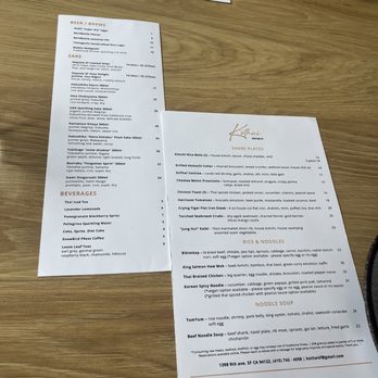 Kothai Republic - menu - Wine Bars Near Me - San Francisco, California Kothai Republic - menu - Wine Bars Near Me - San Francisco, California