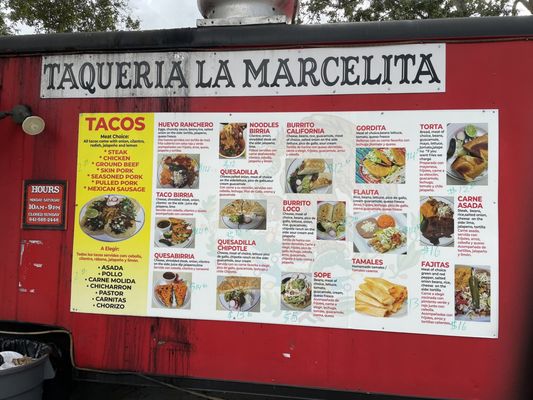 Menu photo 1 Taqueria La Marcelita Venice, FL Menu photo 1 Taqueria La Marcelita Venice, FL