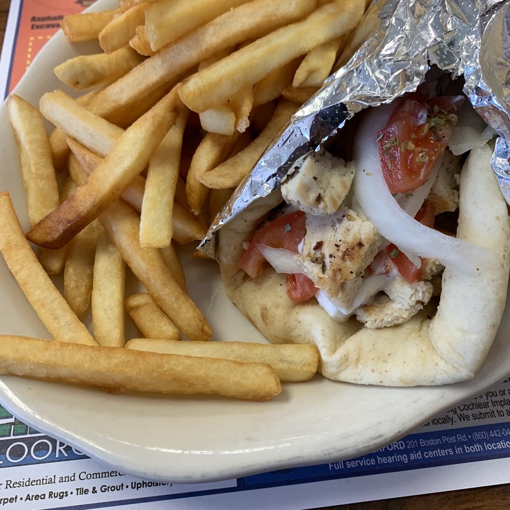 Chicken gyro platter. Chicken gyro platter.
